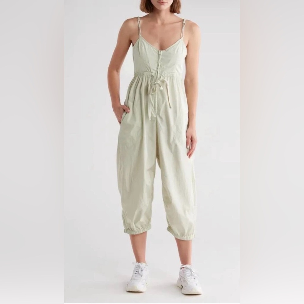 FP movement free people down to earth jumpsuit in summer mist size M